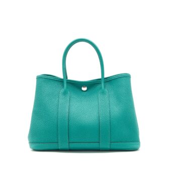 Hermes Garden Party 30 Vert Verone SHW stamp D