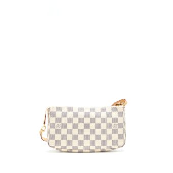 Louis Vuitton Pochette Accessories Damier Azur Canvas
