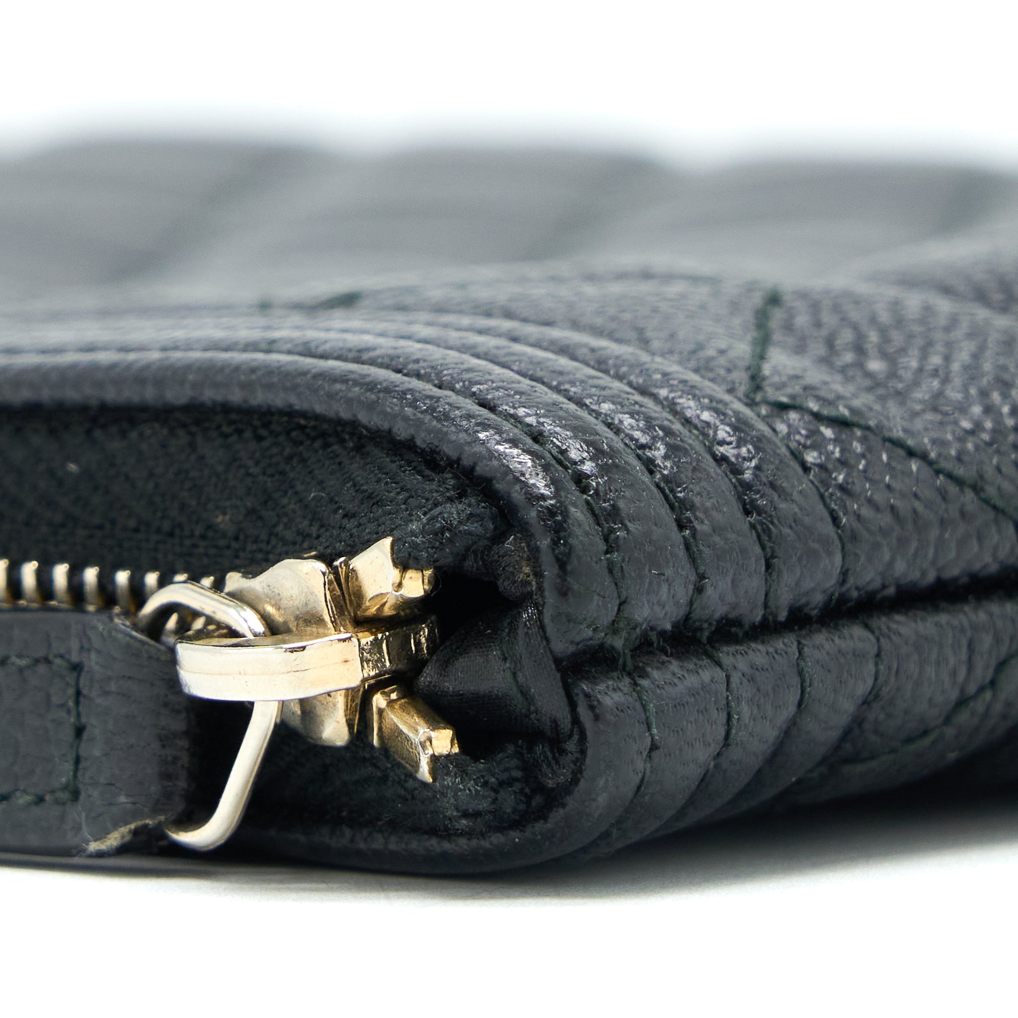 Chanel Boy Clutch Caviar Black GHW - Image 5