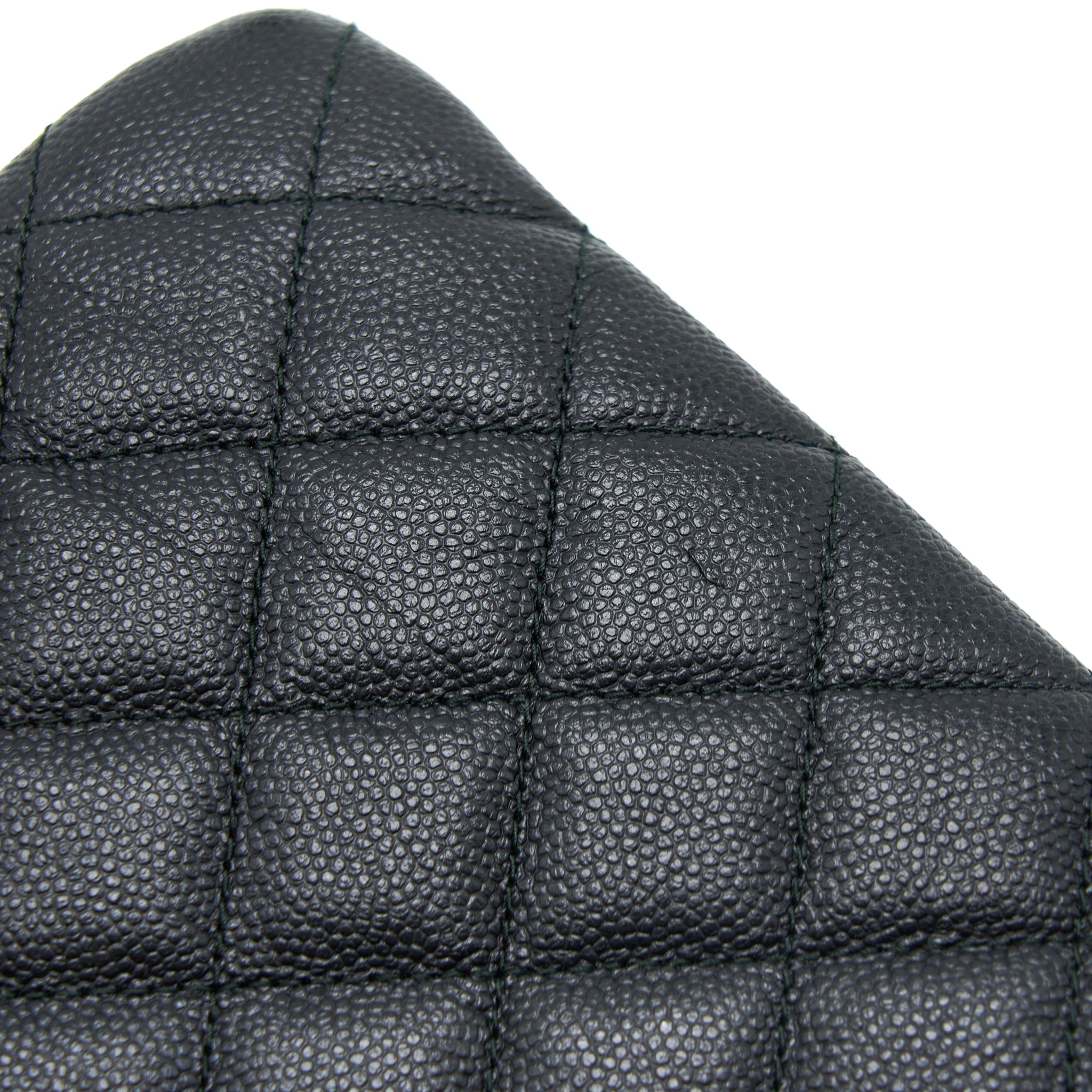 Chanel Boy Clutch Caviar Black GHW - Image 7