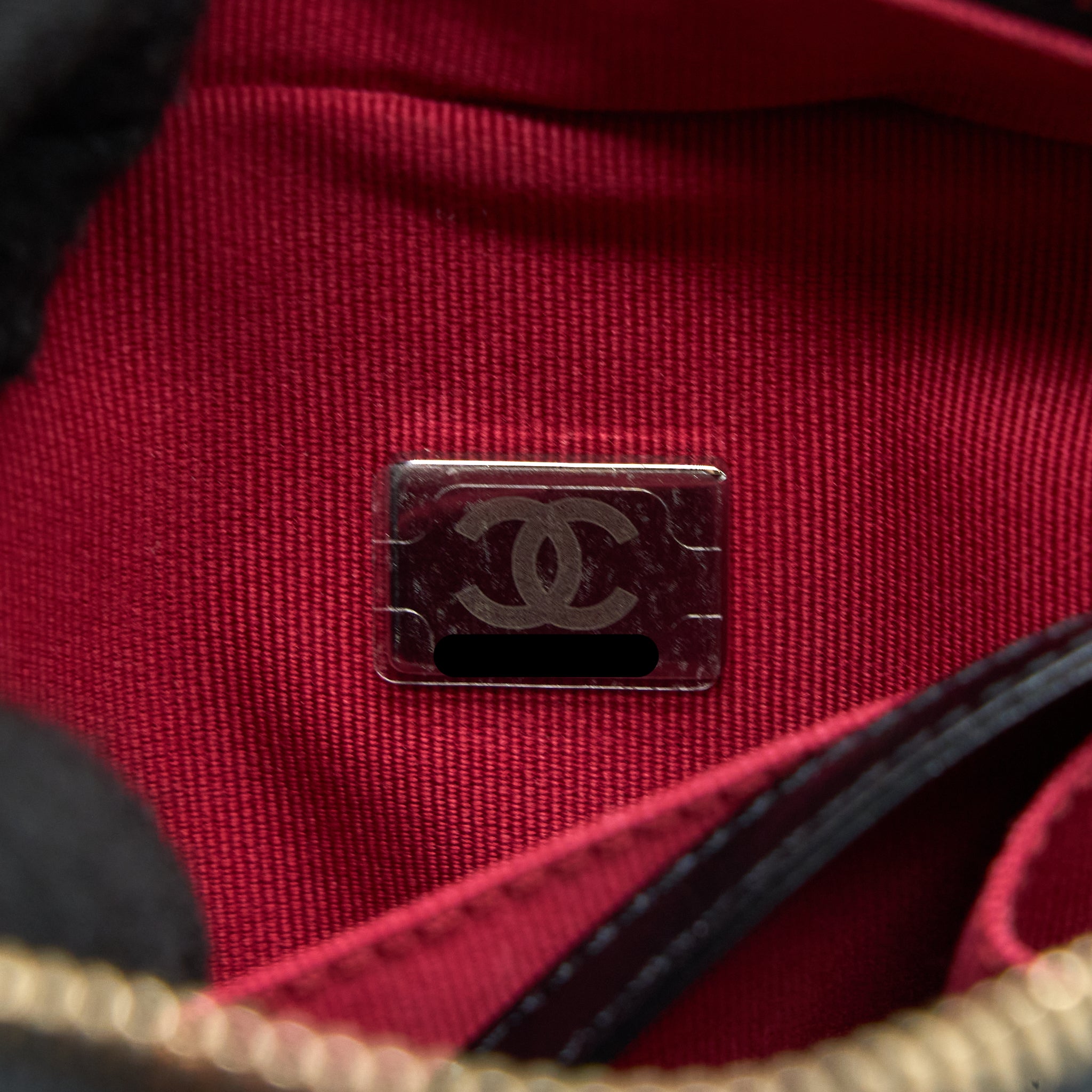 Chanel Small Gabrielle Bag Aged Calfskin Black Multicolour Hardware (Microchip) - Image 12