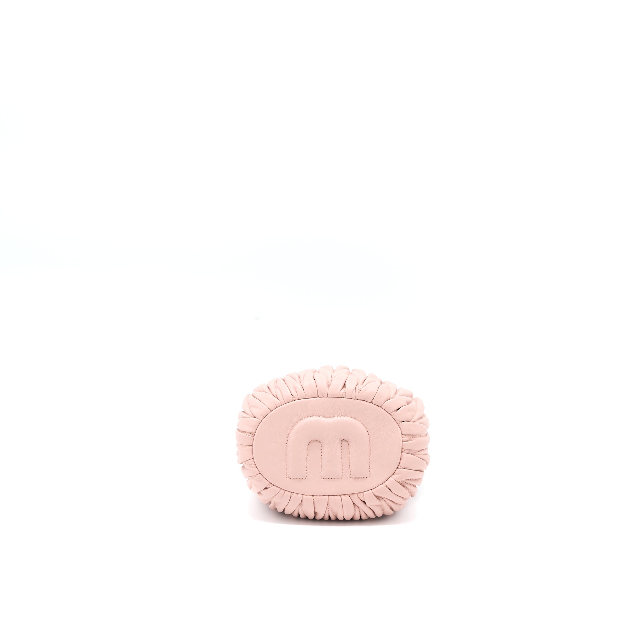 Miumiu Secchiello Matelasse Crossbody Bag Nappa Lambskin Pink GHW - Image 5