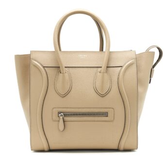 Celine Mini Luggage in Nude