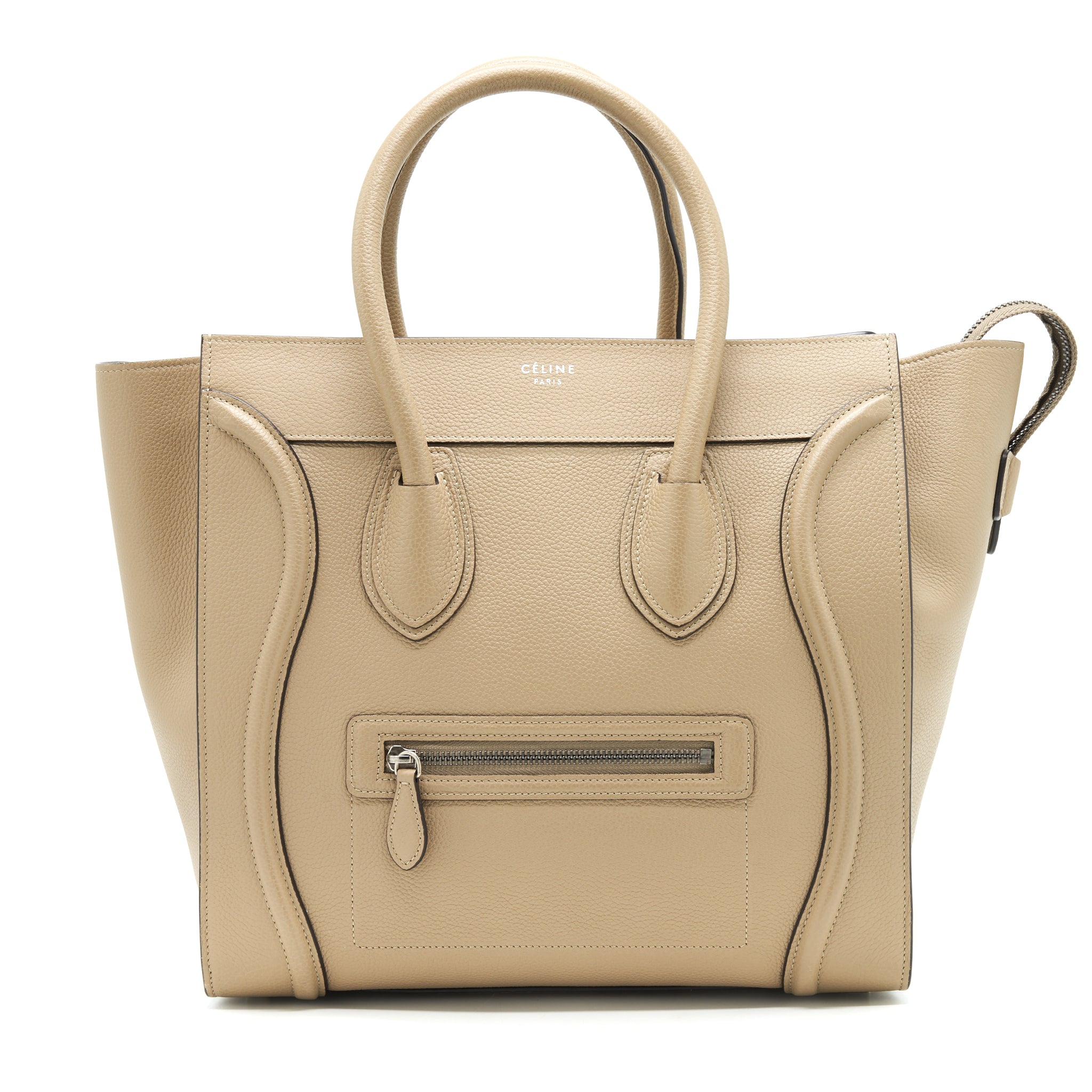 Celine Mini Luggage in Nude