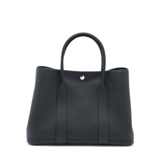 Hermes Garden Party 36 Negonda Black SHW Stamp U