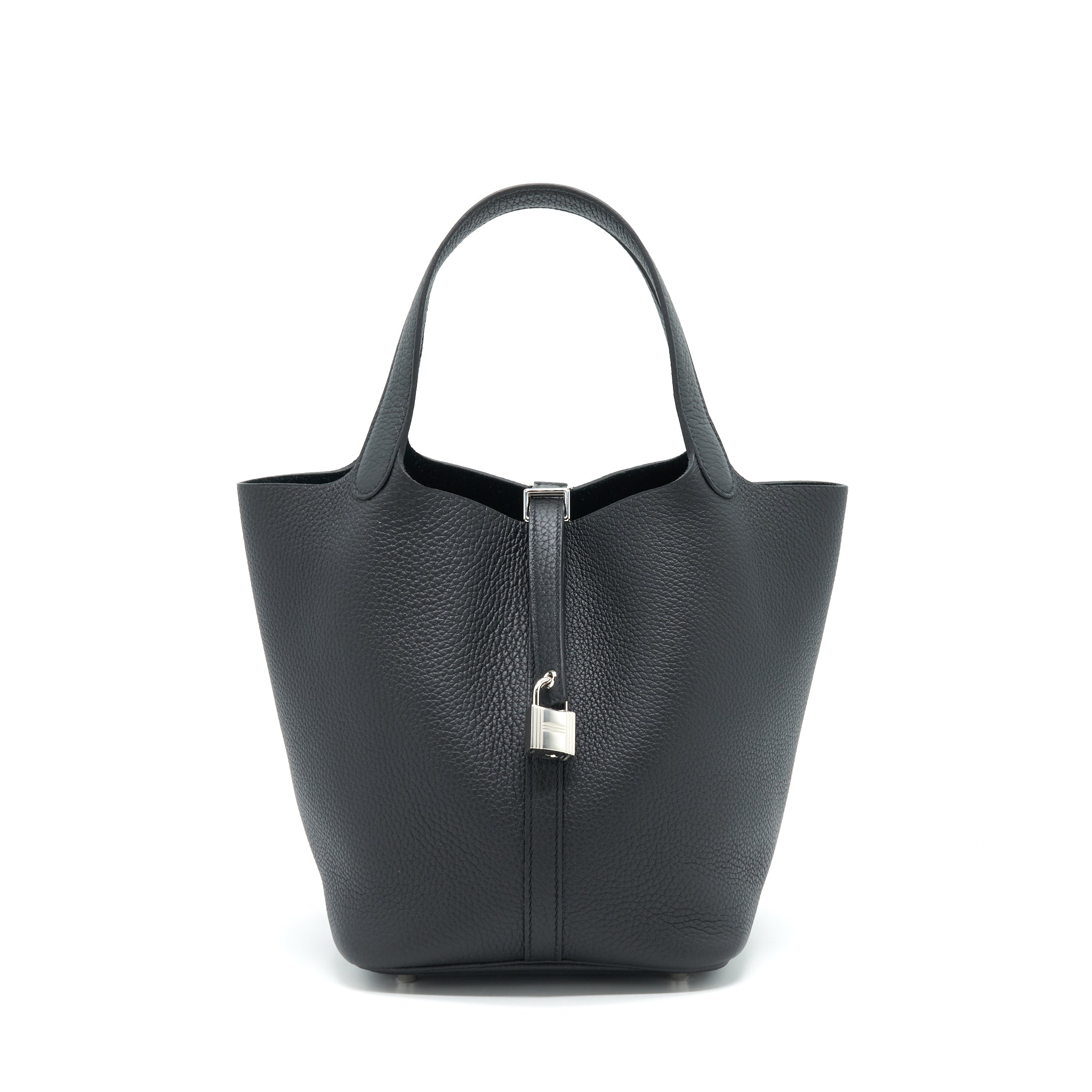 Hermes Picotin 22 Lock Bag Black SHW Stamp Z