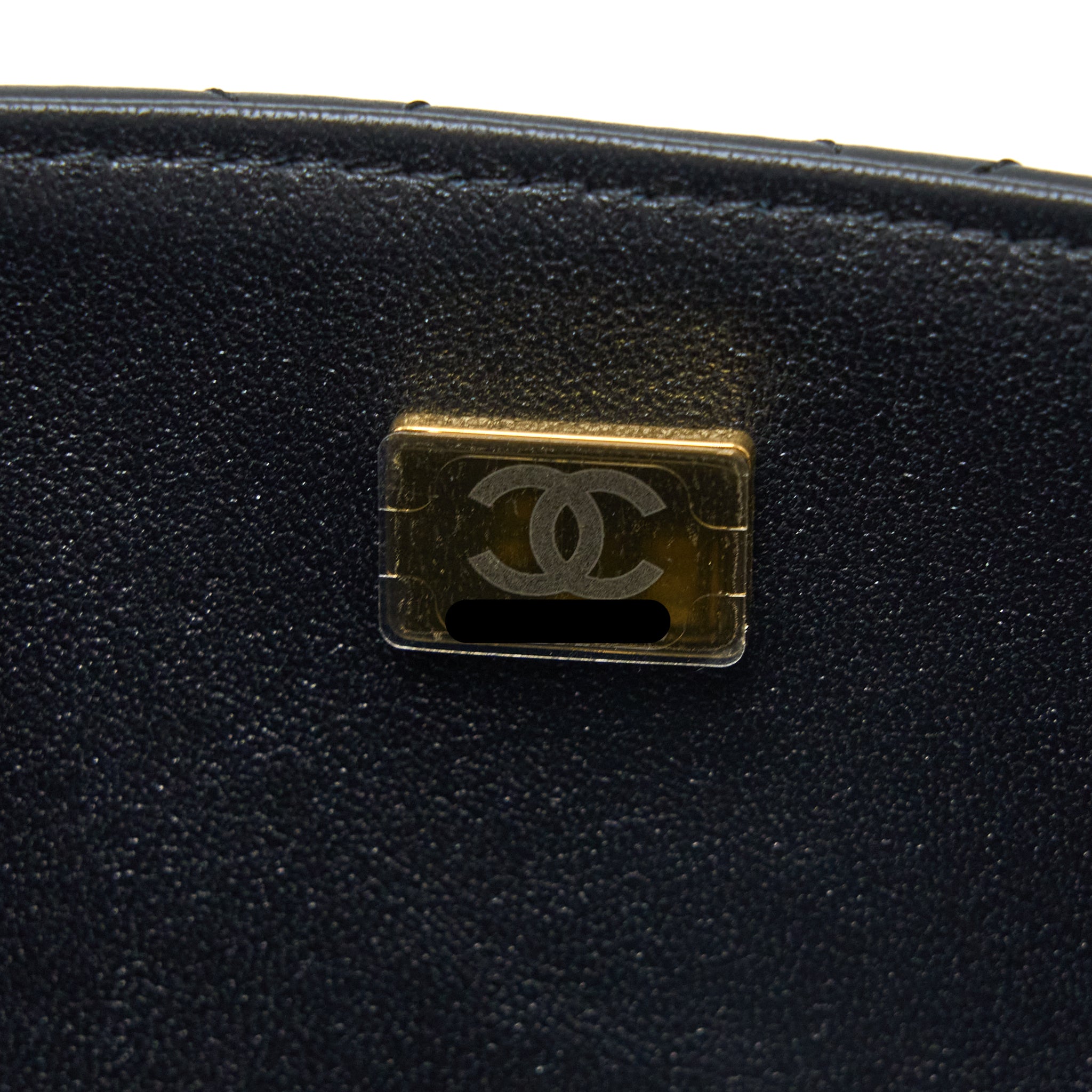 Chanel Top Handle Mini Rectangular Flap Bag Lambskin Black LGHW (Microchip) - Image 14