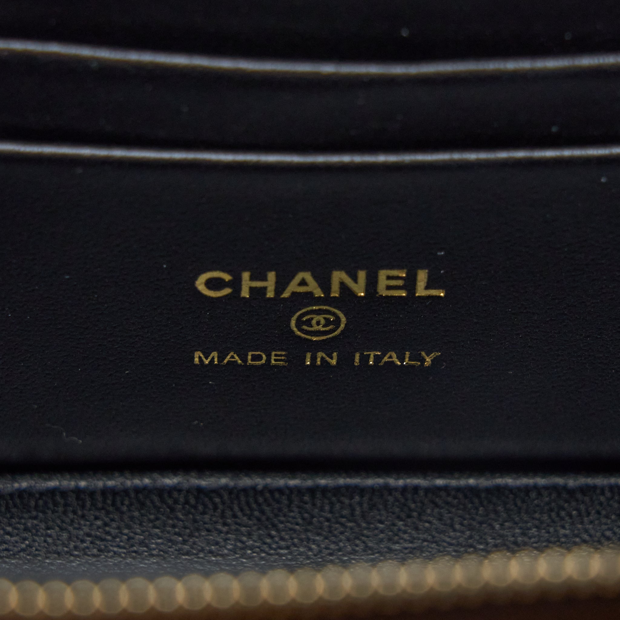 Chanel Top Twist Chain Handle Long Vanity with Chain Lambskin Black Brushed GHW (Microchip) - Image 11