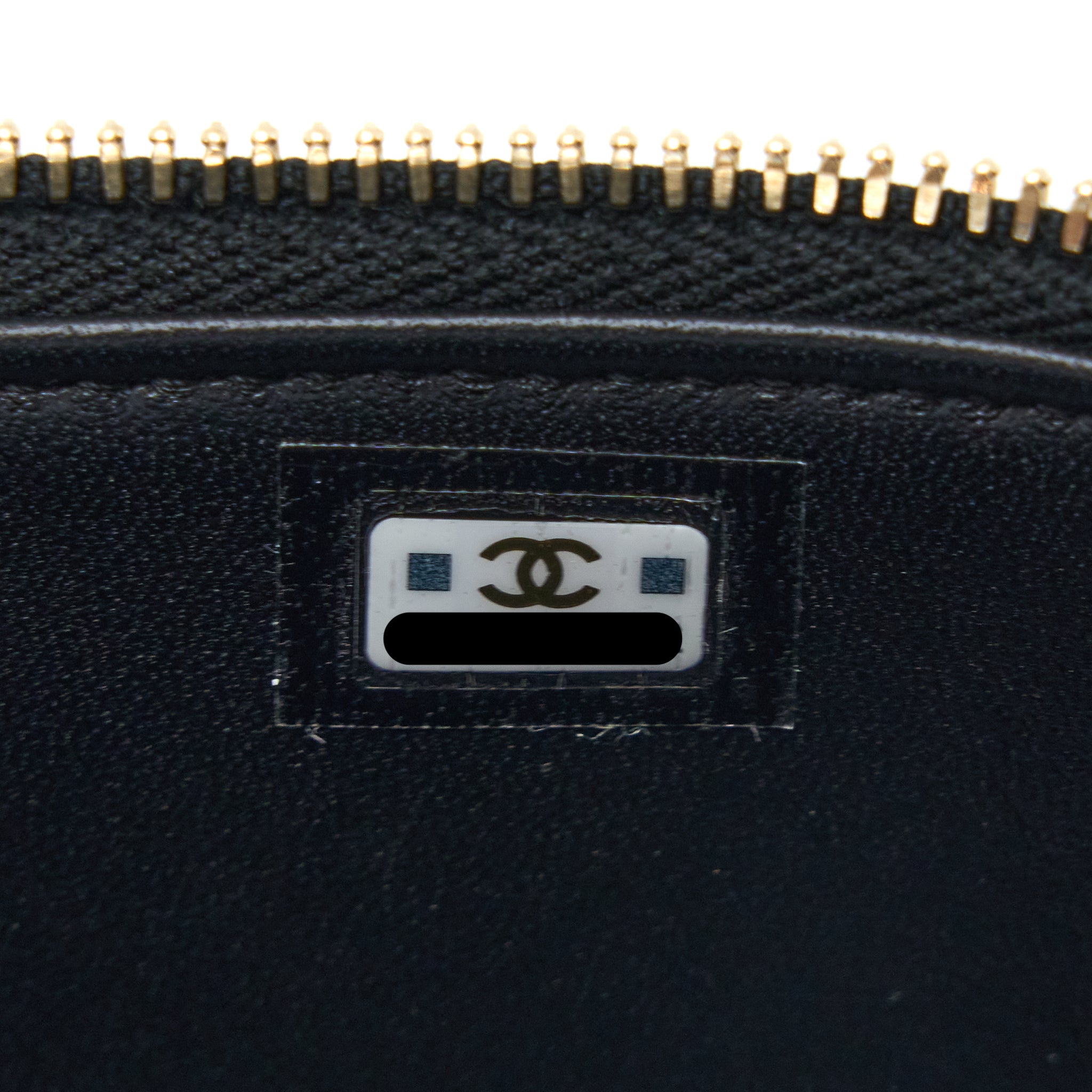 Chanel Top Twist Chain Handle Long Vanity with Chain Lambskin Black Brushed GHW (Microchip) - Image 12