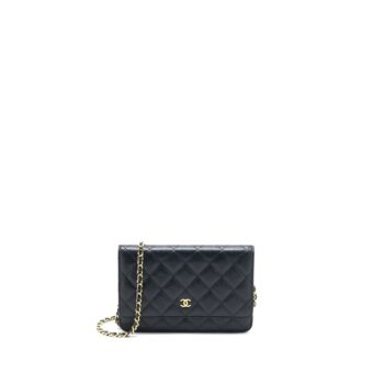 Chanel Classic Wallet on Chain Caviar Black GHW