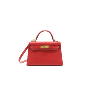 Hermes Sac Mini Kelly Ⅱ Rouge Tomate Stamp A