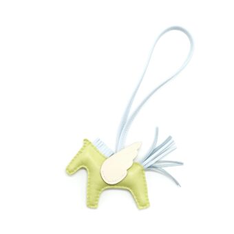 Hermes Rodeo Pegase PM Jaune Bourgron/ Blue Brume/ Nata