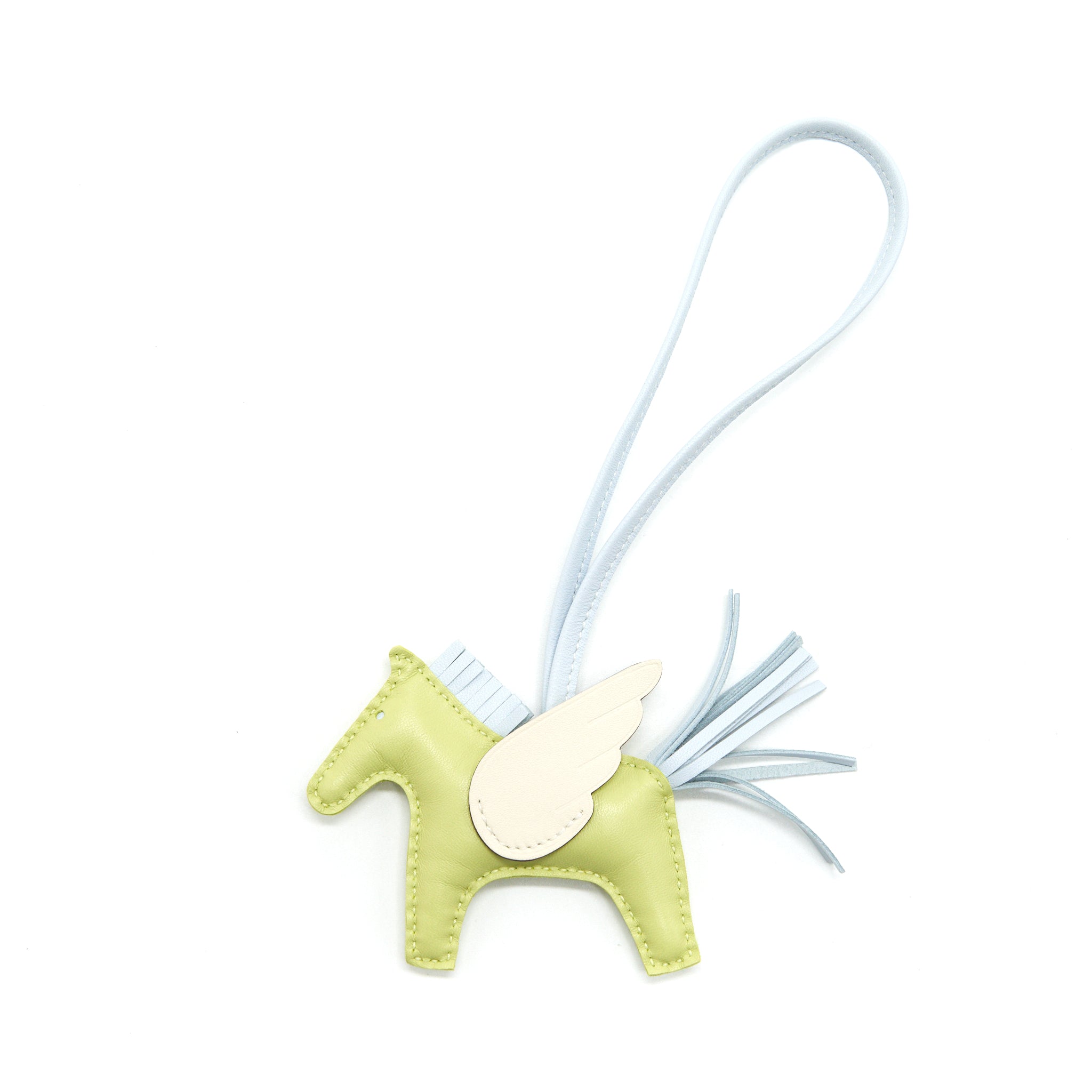Hermes Rodeo PM Pegase Jaune bourgron/ Bleu brume/ Nata