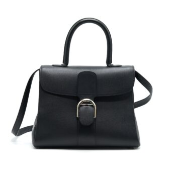 Delvaux Brilliant MM Black SHW Calfskin