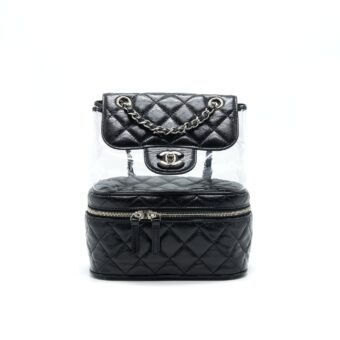 Chanel Transparent Back Pack PVC/Leather Backpack