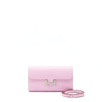 Hermes Constance To Go Epsom X9 Mauve Sylvestre SHW Stamp Z