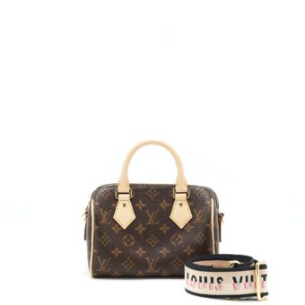 Louis Vuitton Speedy Bandouliere 20 Monogram Canvas/Black Multicolour Strap