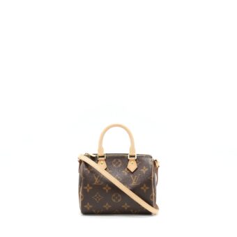 Louis Vuitton Nano Speedy Monogram Canvas GHW