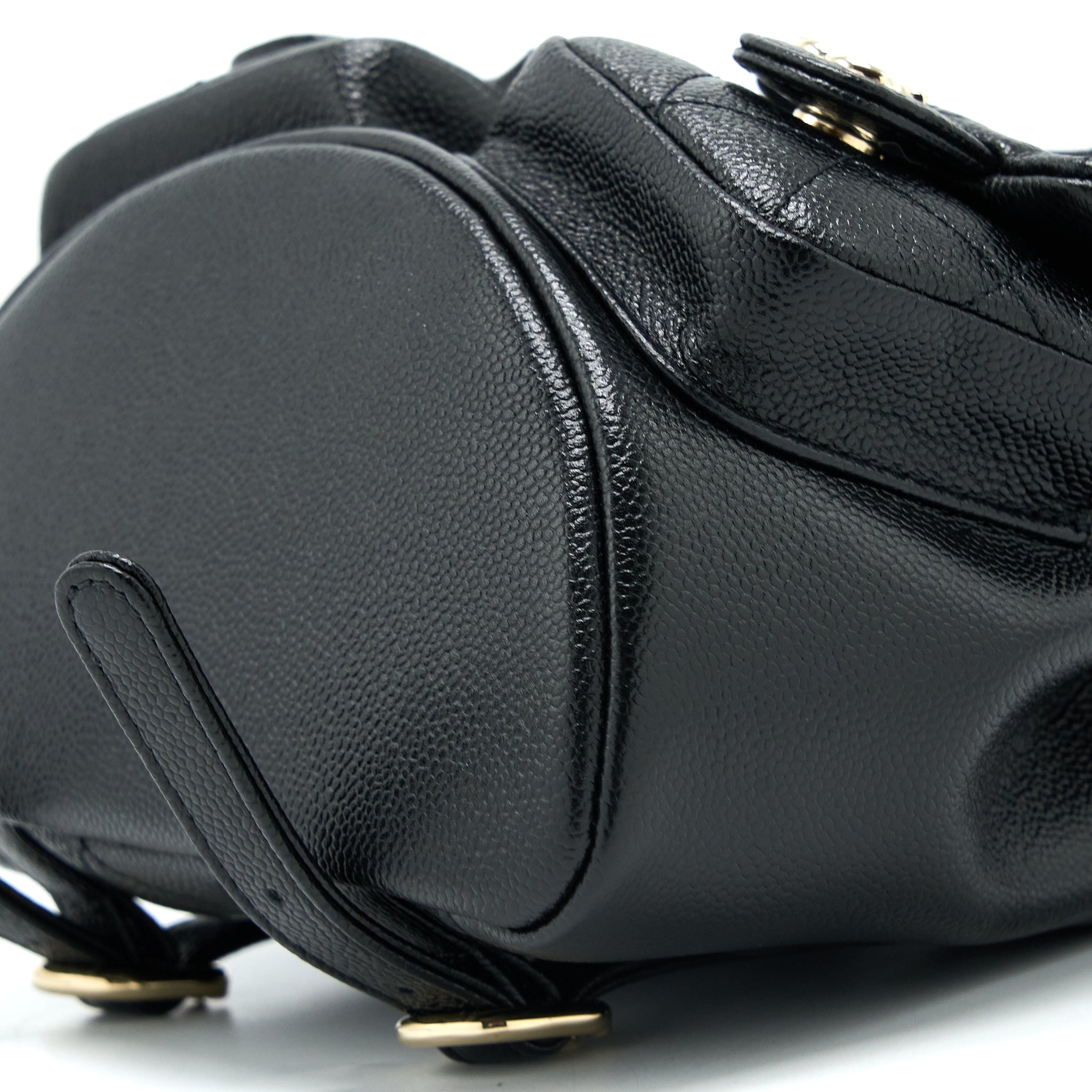 Chanel 23P Mini Triple Pack Backpack Caviar Black LGHW (Microchip) - Image 8