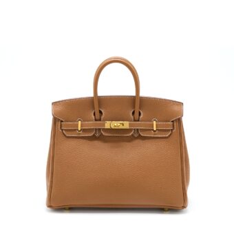 Hermes Birkin 25 Togo Gold GHW Stamp C