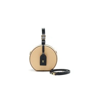 Louis Vuitton Petite Boite Chapeau beige/ black