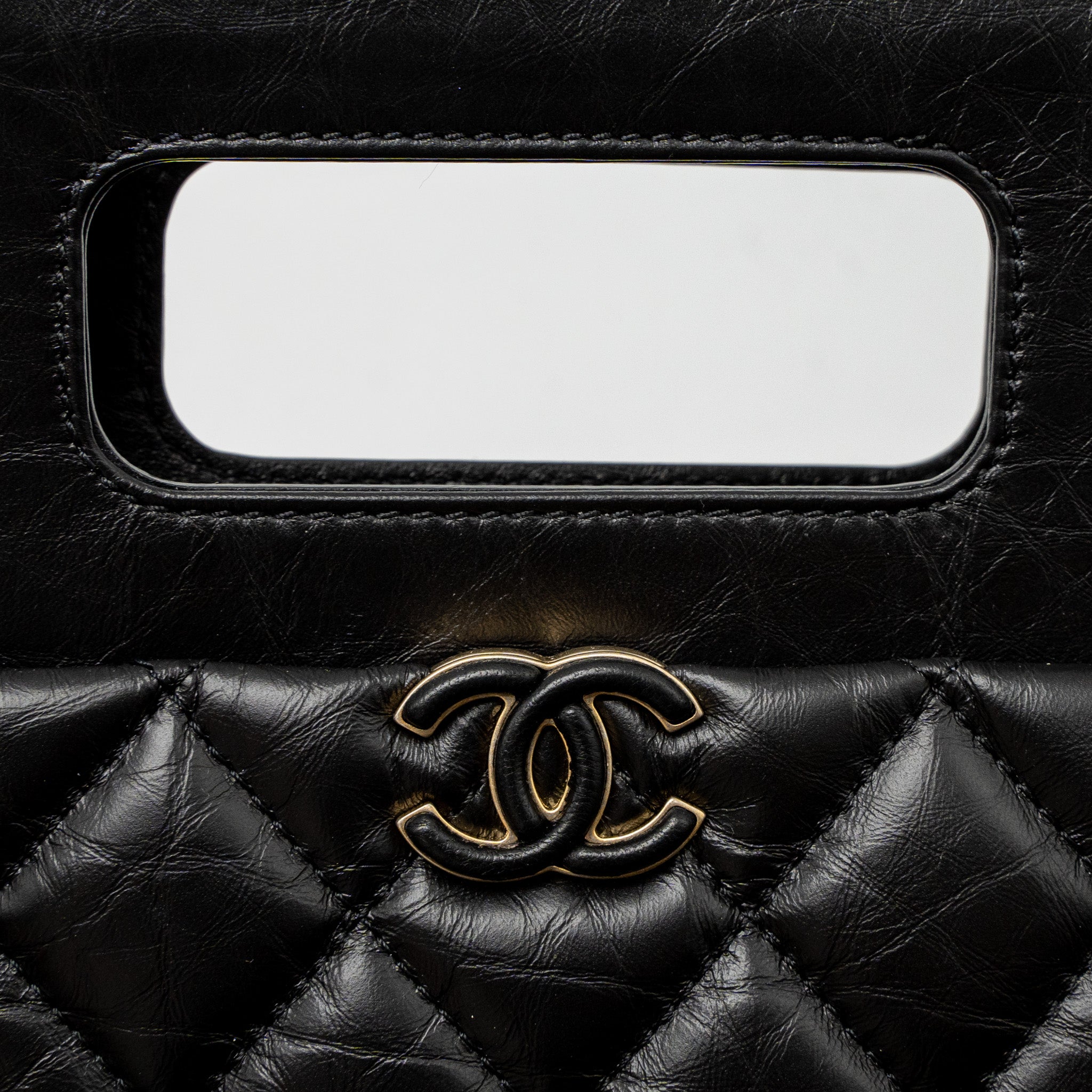 Chanel 23S Clutch Bag with Chain Calfskin Black Brushed GHW (Microchip) - Image 9