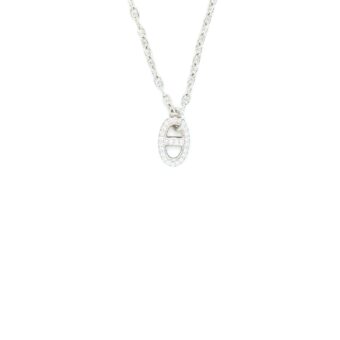 Hermes Small Model New Farandole Pendant White Gold With Diamonds