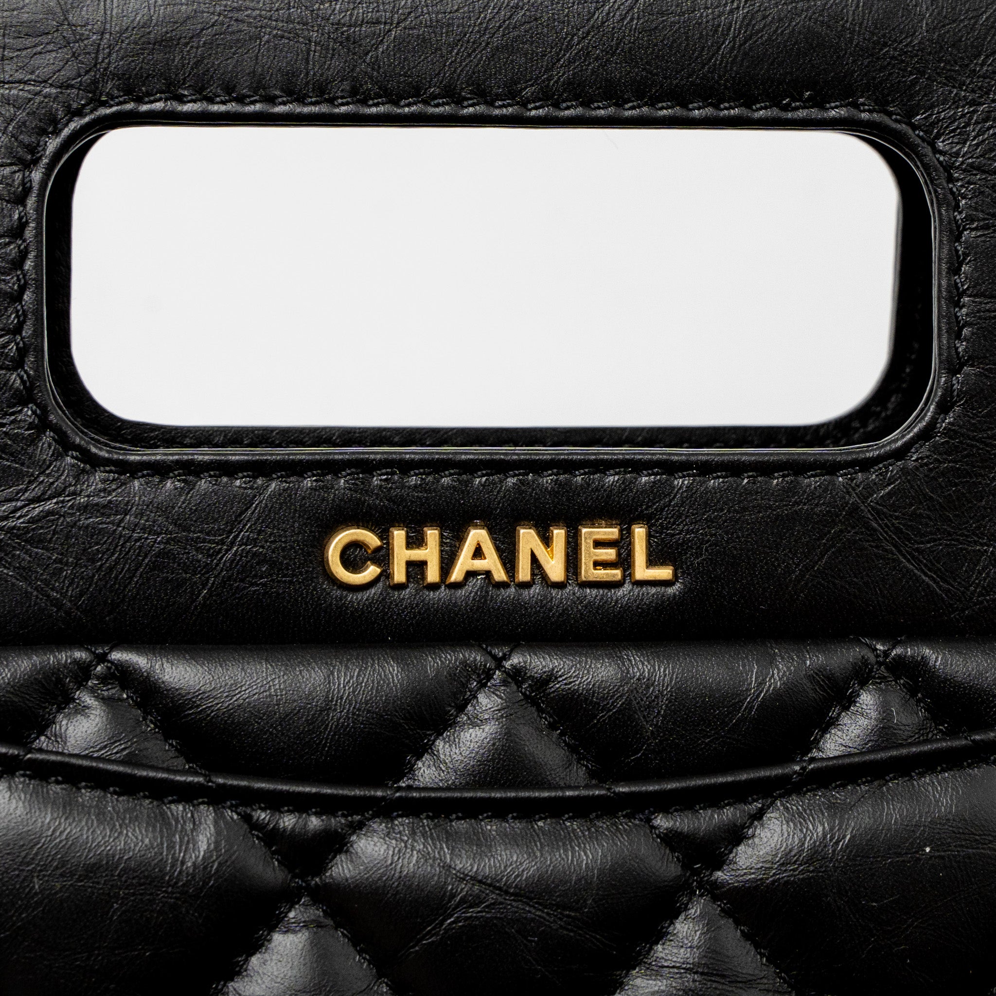 Chanel 23S Clutch Bag with Chain Calfskin Black Brushed GHW (Microchip) - Image 8