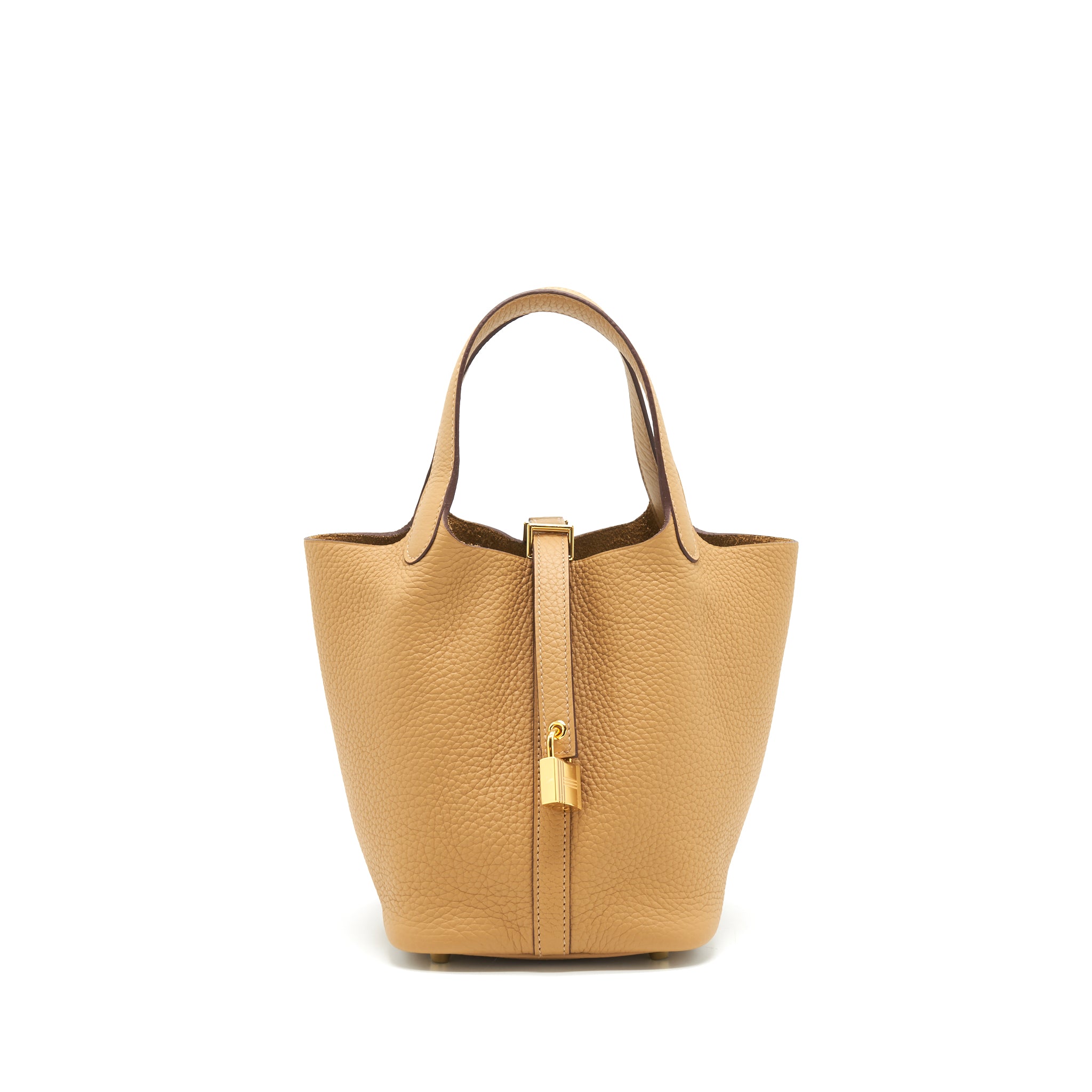 Hermes Picotin 18 Lock Bag Biscuit GHW Stamp Z