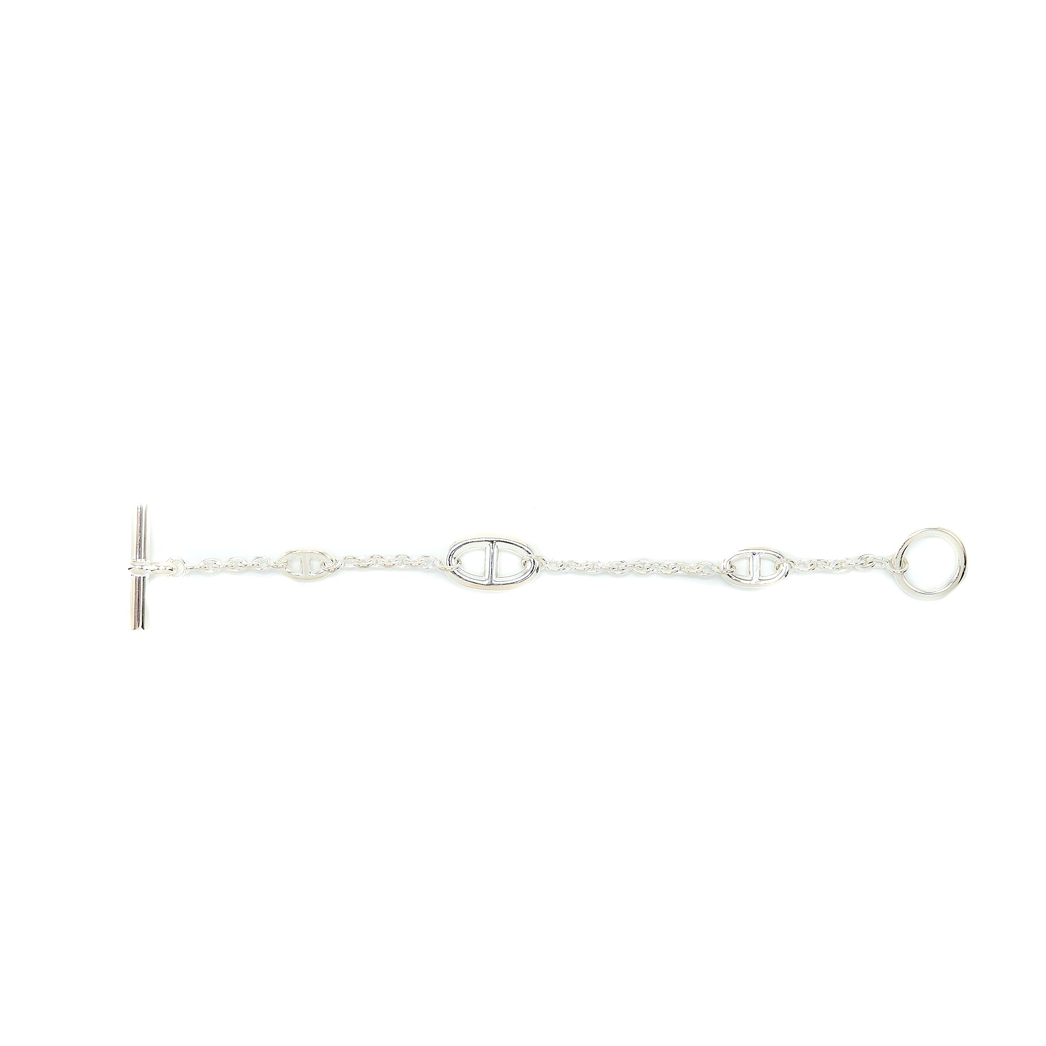 Hermes Size LG Farandole Bracelet Sterling Silver - Image 2