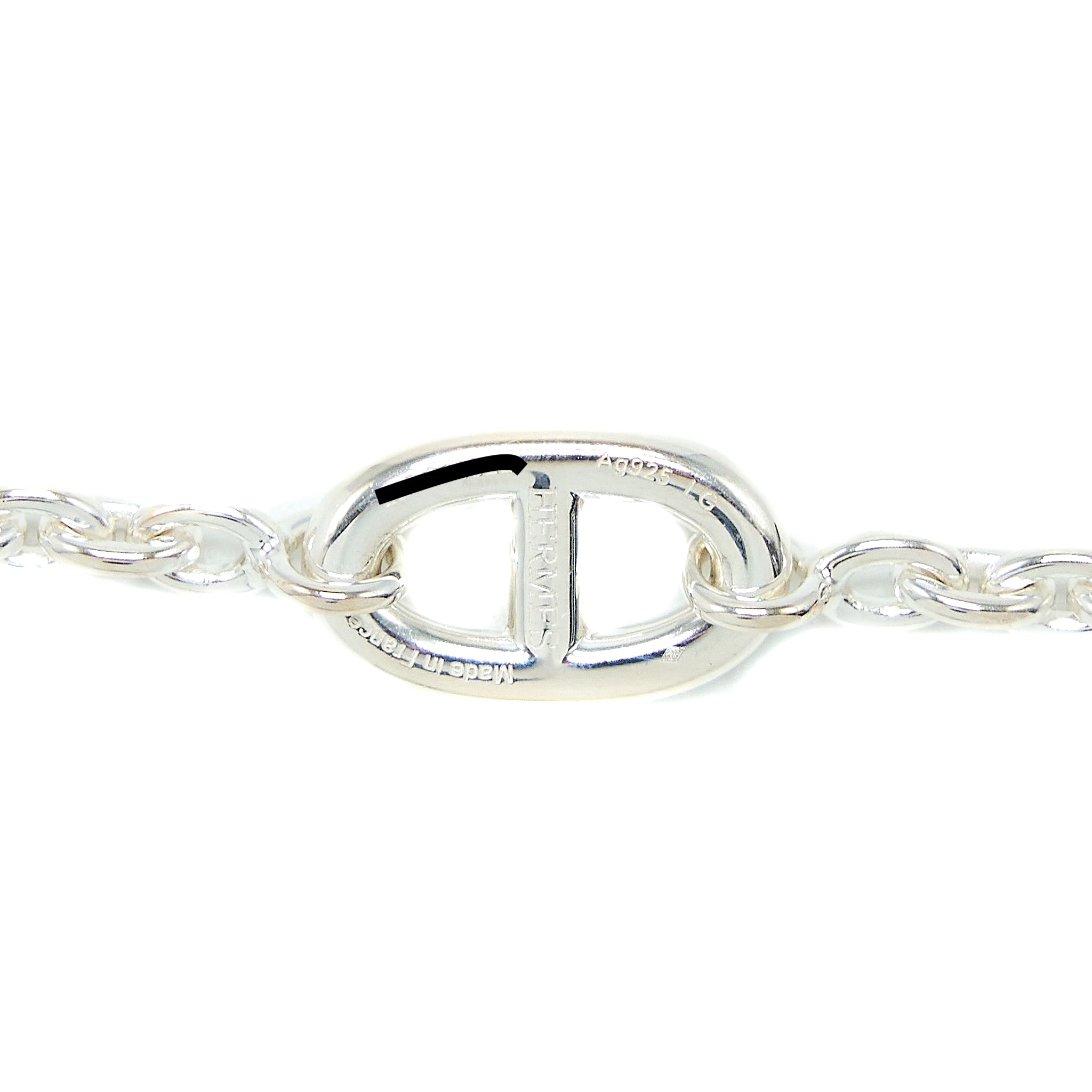 Hermes Size LG Farandole Bracelet Sterling Silver - Image 4