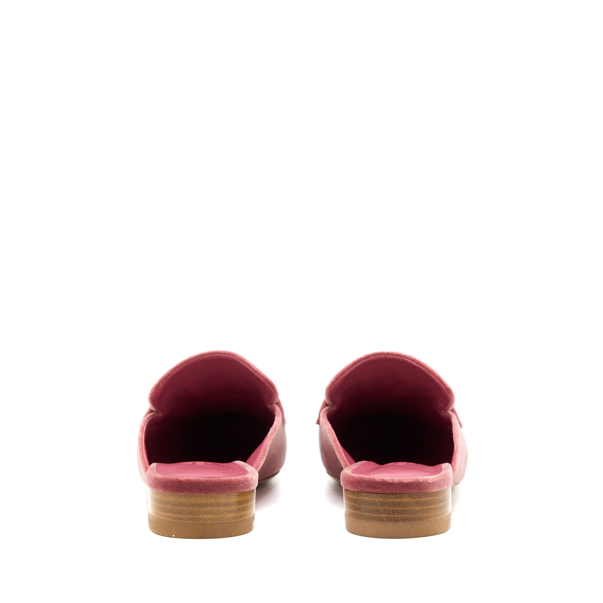 Hermes Size 35 Trocadero Rose Poudre Velvet H Logo Buckle Mule Slide Shoes GHW - Image 4