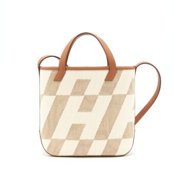 Hermes Cabas H en Biais 27 Bag Gold Stamp Z