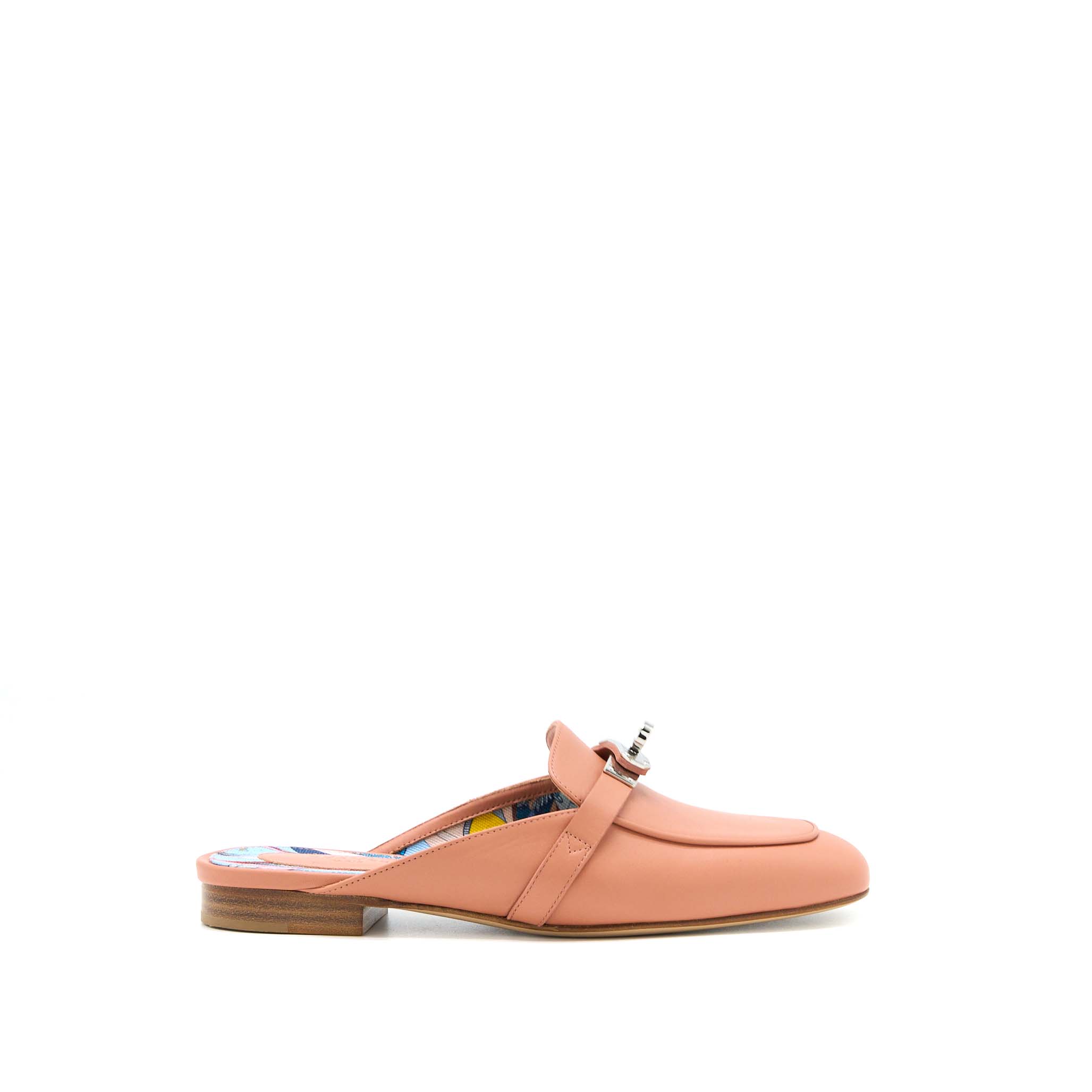 Hermes Size 35 Oz Mule Rose Aube SHW - Image 5