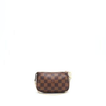 Louis Vuitton mini Pochette accessories Damier ebene
