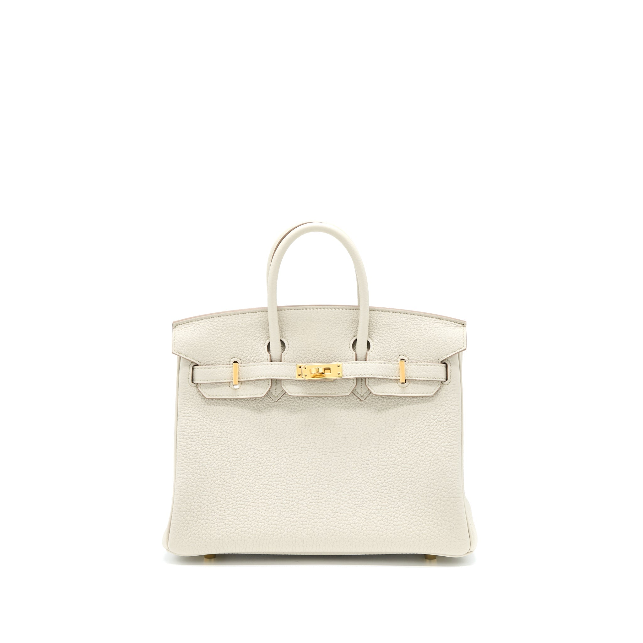 Hermes Birkin 25 Togo Beton GHW Stamp U