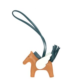 Hermes Rodeo Pegase PM Bag Charm Gold / Vert Cypres / Vert Fizz