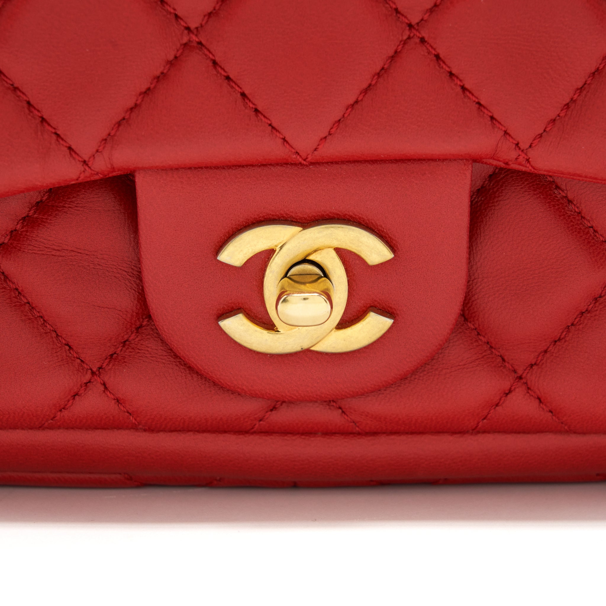 Chanel Now and For ever Cruise Seasonal Lambskin Red GHW - Image 7
