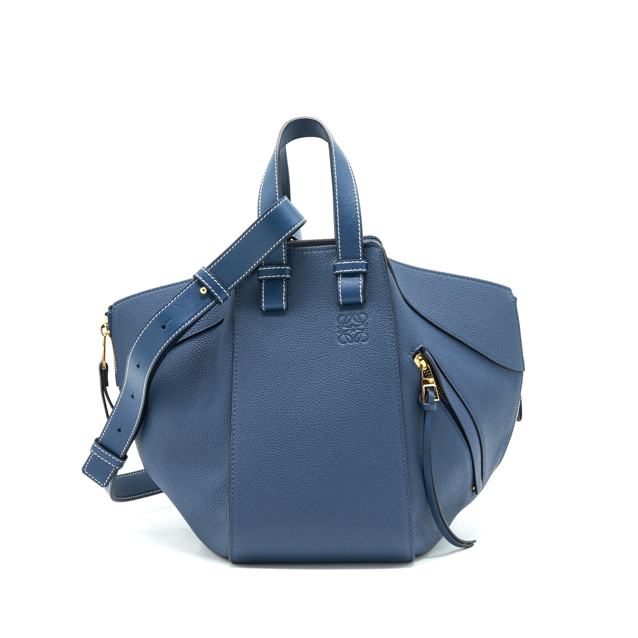 Loewe Hammock Bag Navy GHW