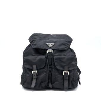 Prada Re-Nylon Backpack Black SHW