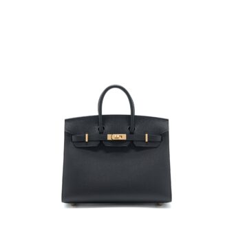 Hermes Birkin 25 Epsom Black RGHW Stamp U