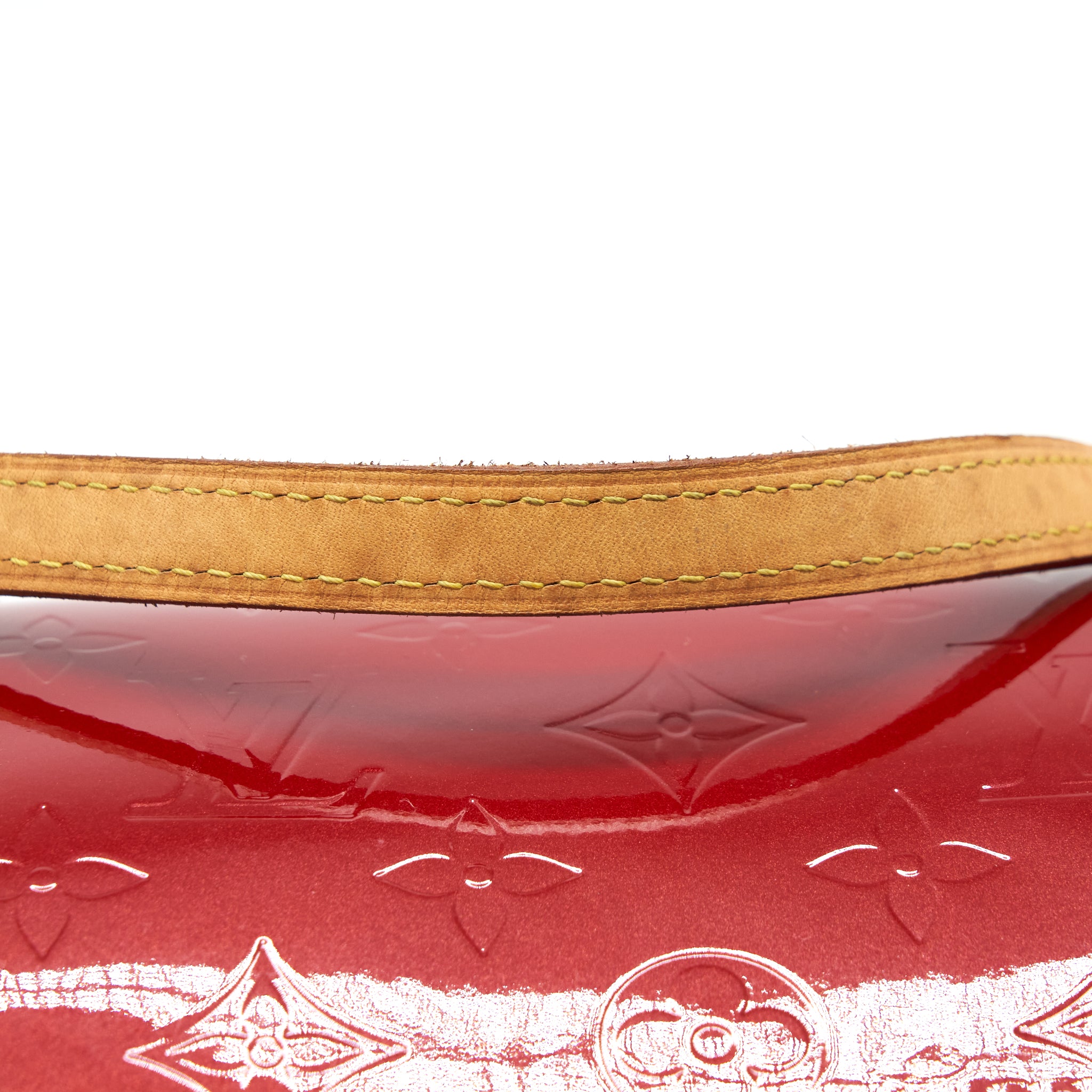 Louis Vuitton Vintage vernis Papillon bag Red - Image 12