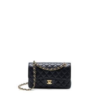 Chanel Small Classic Double Flap Bag Caviar Black GHW