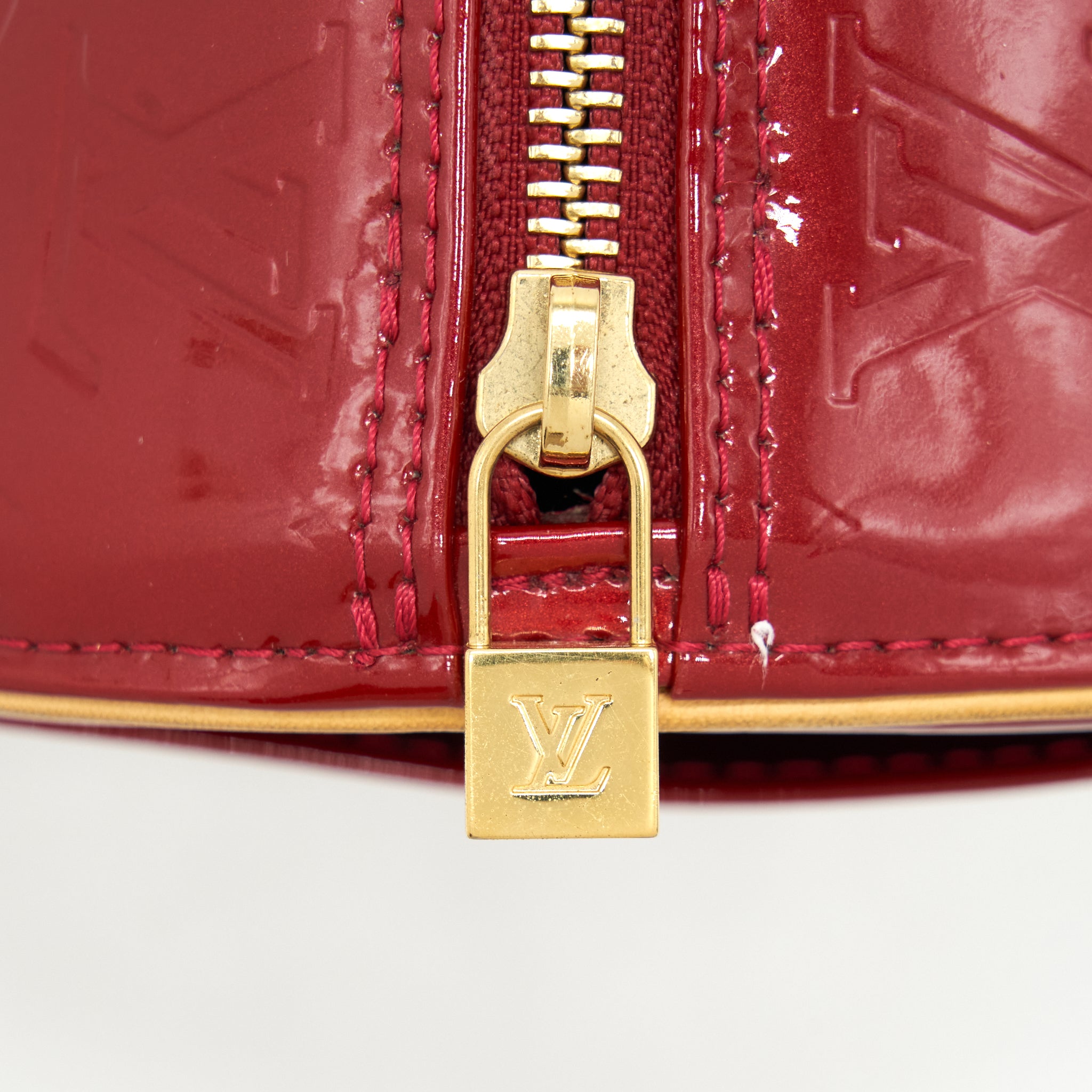 Louis Vuitton Vintage vernis Papillon bag Red - Image 7