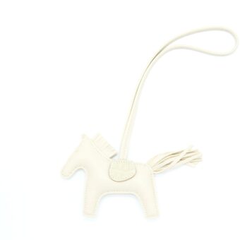 Hermes Rodeo Touch Pegase PM Bag Charm Craie/Beton Stamp U
