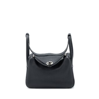 Hermes Lindy 26 Clemence Black SHW Stamp Y