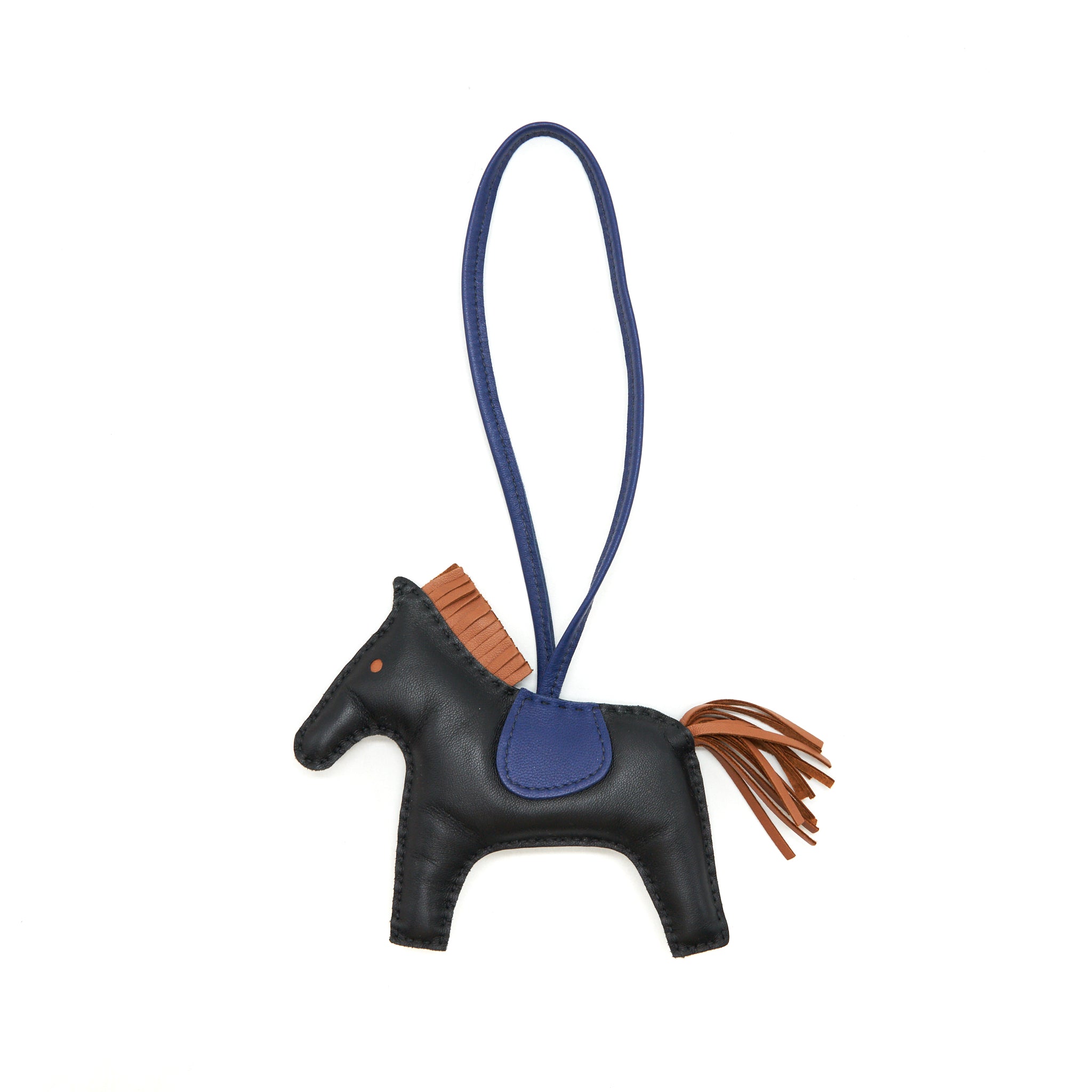 Hermes Rodeo GM Black/ Blue/ Gold
