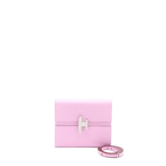 Hermes Cinhetic To Go Chevre Mysore X9 Mauve Sylvestre SHW Stamp D