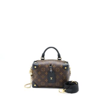 Louis Vuitton Petite Malle Souple Bag Monogram Canvas/Black GHW