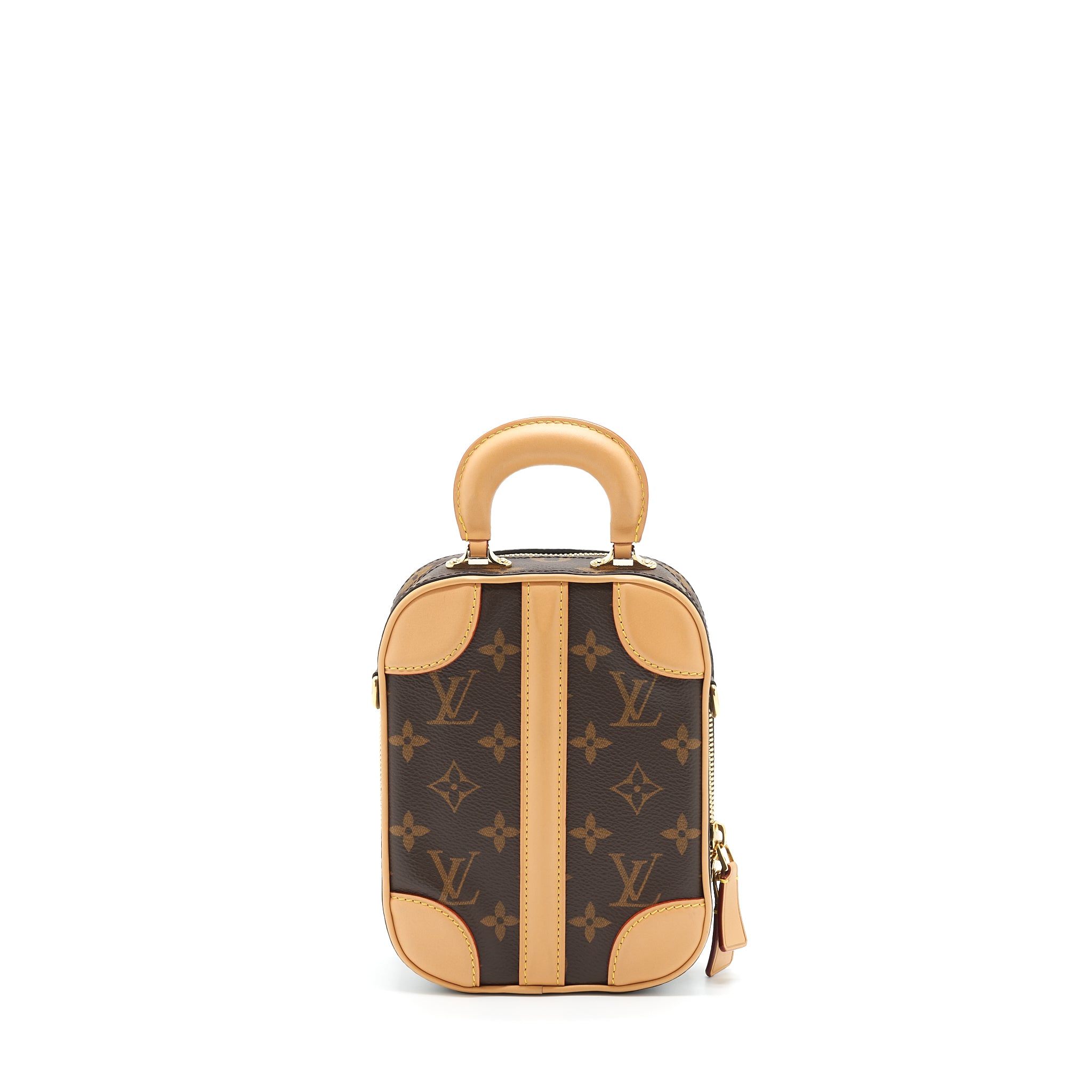 Louis Vuitton Vertical Mini Luggage Monogram Canvas GHW - Image 2